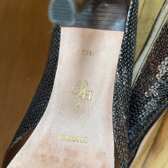 Cole Haan Copper/Gold Sequin Pumps/Heels. Size 8.5. Nike Air - Picture 6 of 6